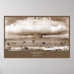 Affiche d'essai nucléaire