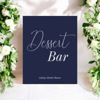 Dessert Bar Bleu Blanc Mariage