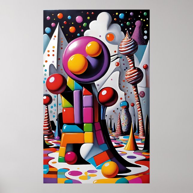 Affiche Desserts Stressés - Ken Gage Imaginaire Art (Devant)