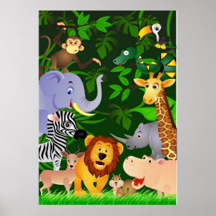 Affiche Dessin animalier