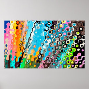 Affiche Dessin au pastel à l'huile. arrière - plan couleur