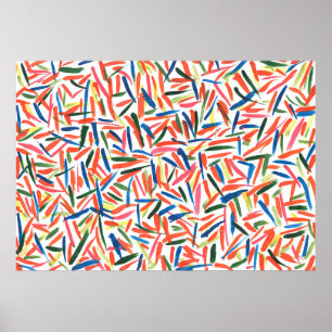 Affiche Dessin d'aquarelle Abstrait
