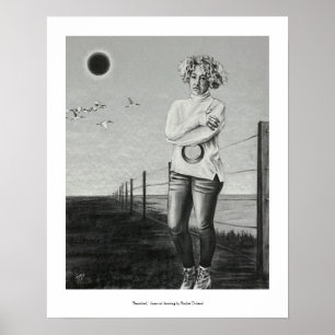 Affiche Dessin de charbon de bois banni par Rachel Dolezal