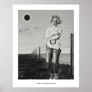 Affiche Dessin de charbon de bois banni par Rachel Dolezal