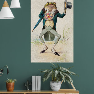 Affiche Dessin de crapaud