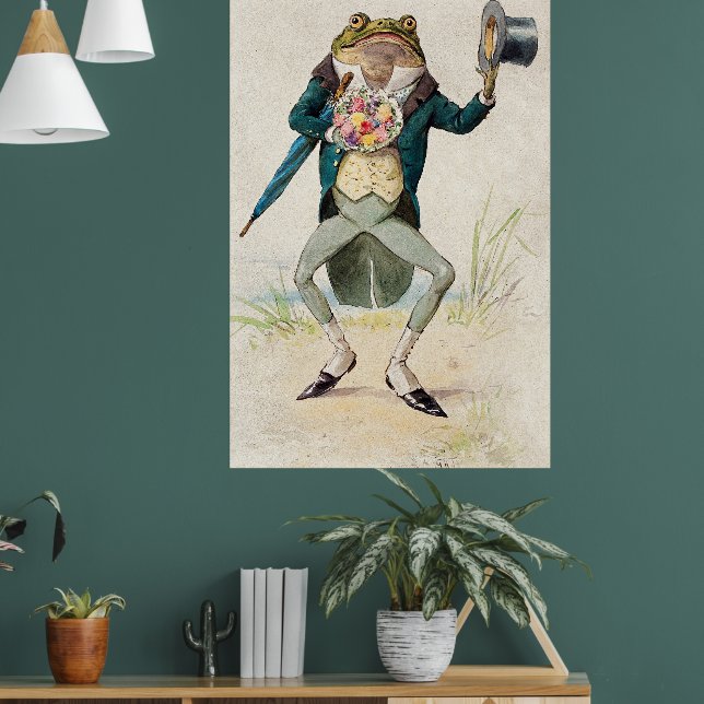 Affiche Dessin de crapaud (Salon 1)