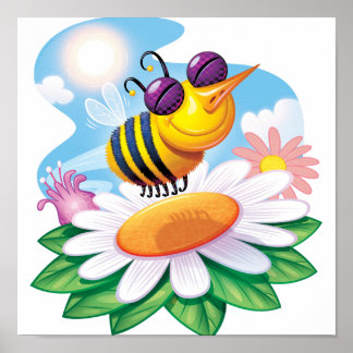 Affiche Dessin de FUnny Bee sur Daisy