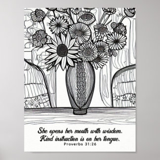 Affiche Dessin de la Fête des Mères