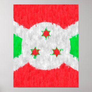 Affiche Dessin de peinture pétrolière au Burundi
