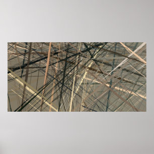 Affiche Dessin d'huile de style rétro. illustration. Pai t