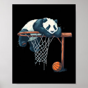 Affiche Dessin d'ours Panda squelette amateur d'art animal