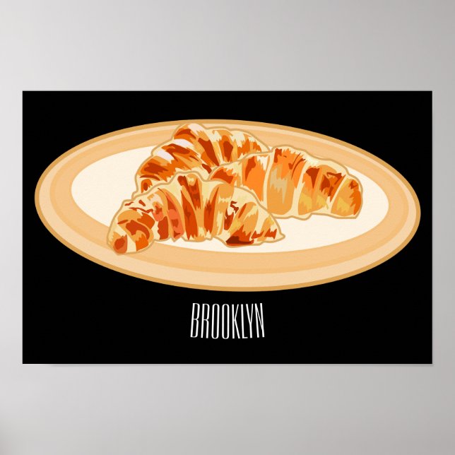 Affiche Dessin du Croissant (Devant)