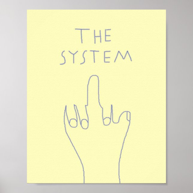 Affiche dessin du système (Devant)