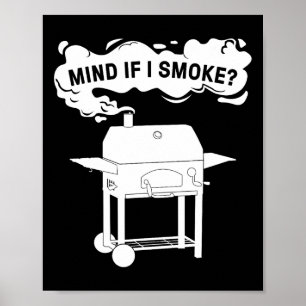 Affiche Dessin humoristique de barbecue pour hommes et fem