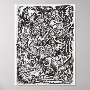 Affiche Dessin Mind Cascade