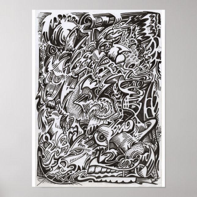 Affiche Dessin Mind Cascade (Devant)