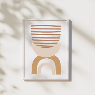 Affiche Dessin minimaliste moderne d'art Abstrait