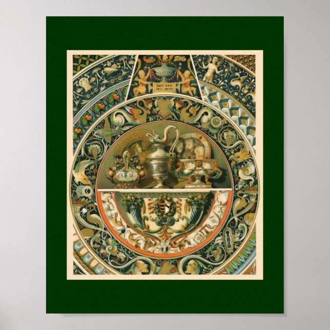 Affiche Dessin Renaissance Art Vintage  (Devant)