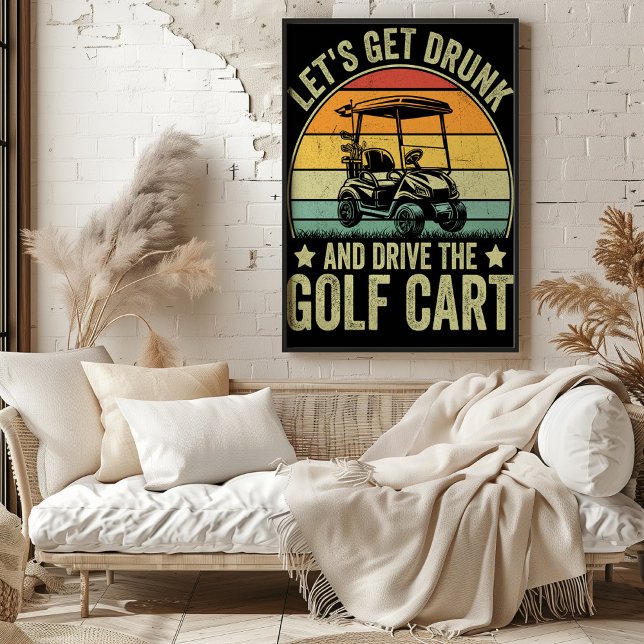 Affiche Dessinons-nous et conduisons le Golf Cart (Créateur téléchargé)