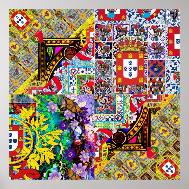 Affiche Dessins folkloriques portugais (Devant)