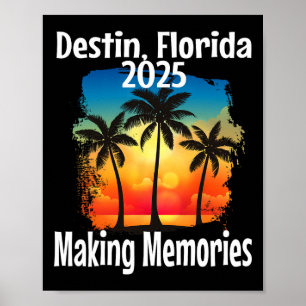 Affiche Destin Florida 2025 Faire des souvenirs vacances p