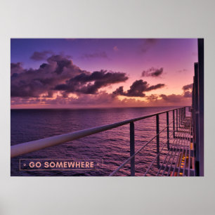 Affiche Destination de la croisière