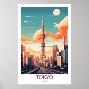 Affiche Destination de voyage Tokyo Japon Wall Art