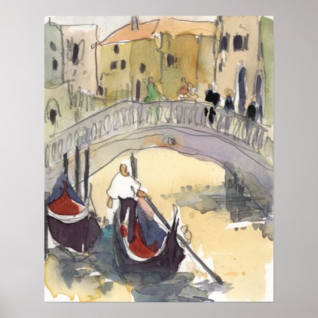 Affiche Destinations | Venice Plein Air Gondola Ride (Devant)