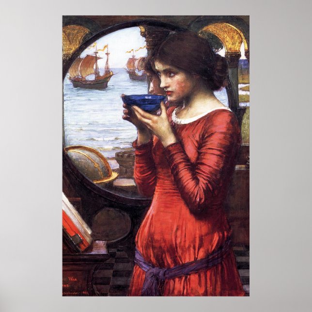Affiche DESTiNY, par John William Waterhouse, 1900 (Devant)