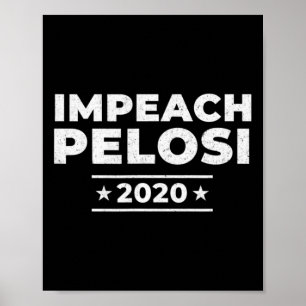 Affiche Destituer Nancy Pelosi Pro Trump Sournois Schiff U