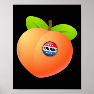 Affiche Destituer Trump - Pêche avec bouton Trump Anti Tru