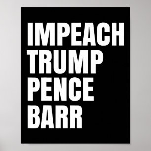 Affiche Destituer Trump Pence Rr 1