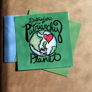 Affiche Destroy the patriarchy not the planet