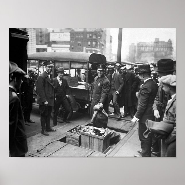 Affiche Destruction de la bombe - époque de l'interdiction (Devant)