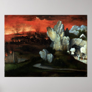 Affiche Destruction de Sodome et de Gomorrah - Joachim Pat