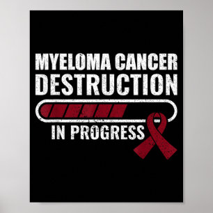 Affiche Destruction en cours Cancer de myélome multiple