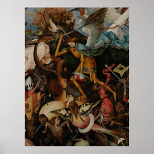 Affiche Détail : Chute des anges rebelles par Pieter Brueg