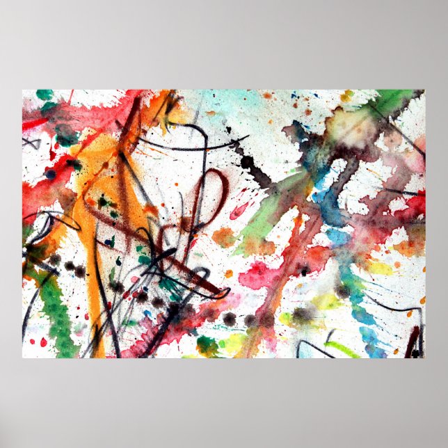 Affiche Détail de la danse chromatique 1 (Devant)