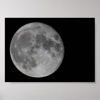 Affiche Détail de la pleine lune