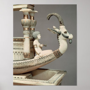 Affiche Détail de proue d'un bateau avec la tête du Syrien