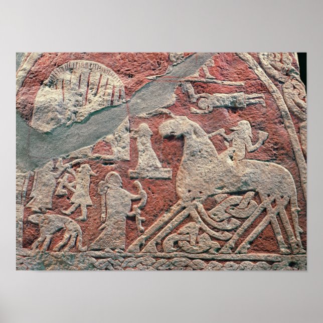 Affiche Détail des chiffres illustrant une saga (Devant)