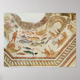 Affiche Détail des poissons, de Vega Baja