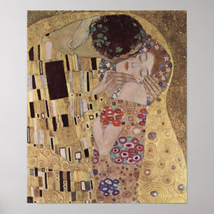 Affiche Détail du baiser - Gustav Klimt