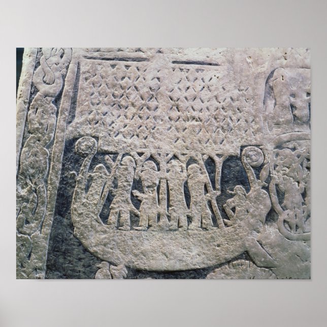 Affiche Détail d'une pierre d'image (Devant)