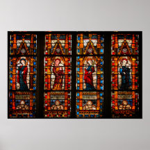 Détail en verre tendu, Cathédrale de Troyes