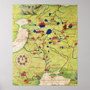 Affiche Detail from Europe and Central Asia