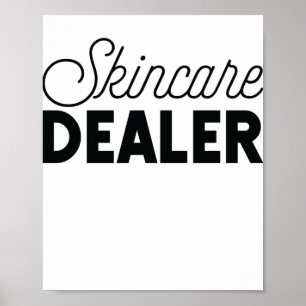 Affiche Détaillant de soins de la peau Amateur de soins de
