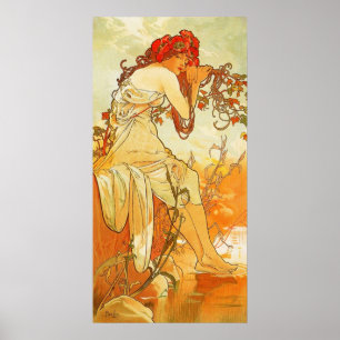 Affiche d'été Alphonse Mucha