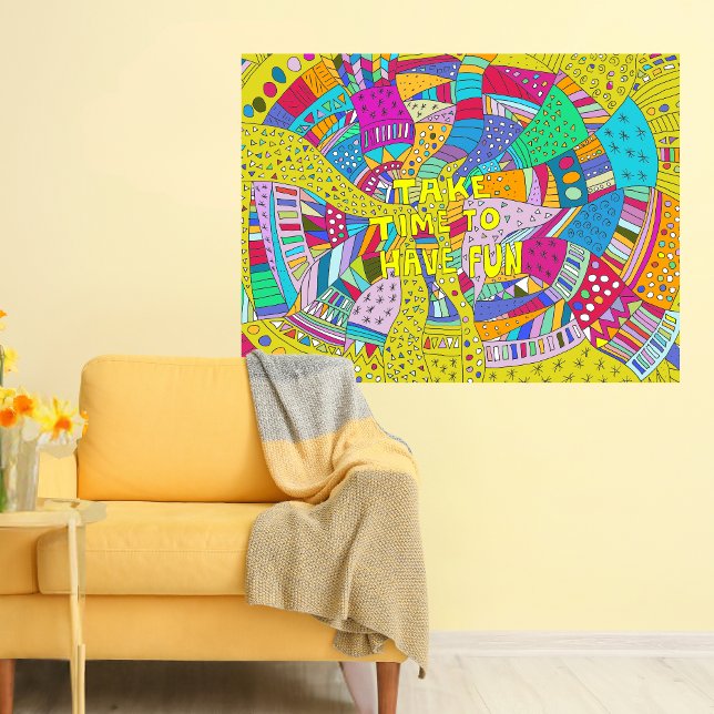 Affiche Détendez-vous amusez Chill Out Sayings (Créateur téléchargé)