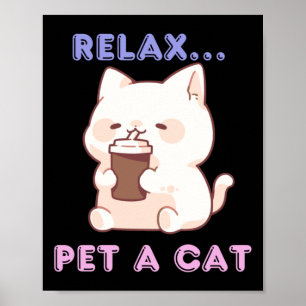 Affiche Détendez-vous...familier Un Sticker Chat
